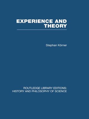 cover image of Experience and Theory